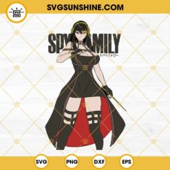 Yor Forger SVG, Spy X Family SVG PNG DXF EPS Cut Files