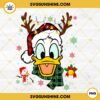 Donald Duck Christmas Buffalo Plaid PNG, Disney Christmas PNG File Digital Download
