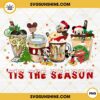 Mickey Mouse Coffee Christmas PNG, Mickey Tis The Season Christmas PNG File Digital Download