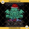 Cthulhu Call Of Christmas Ugly Sweater PNG, The Call Of Cthulhu Christmas PNG File Digital Download