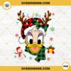Daisy Duck Christmas Buffalo Plaid PNG, Disney Christmas PNG File Digital Download