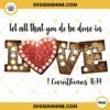 Let All That You Do Be Done In Love 1 Corinthians 1614 PNG, Christian Valentines Day PNG