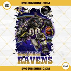 Baltimore Ravens Crusher Cowboy PNG, NFL Football PNG, Baltimore Ravens PNG File Digital Download