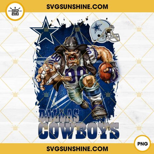 Dallas Cowboys Crusher Cowboy PNG, Cowboys Football PNG, Dallas Cowboys PNG File Digital Download