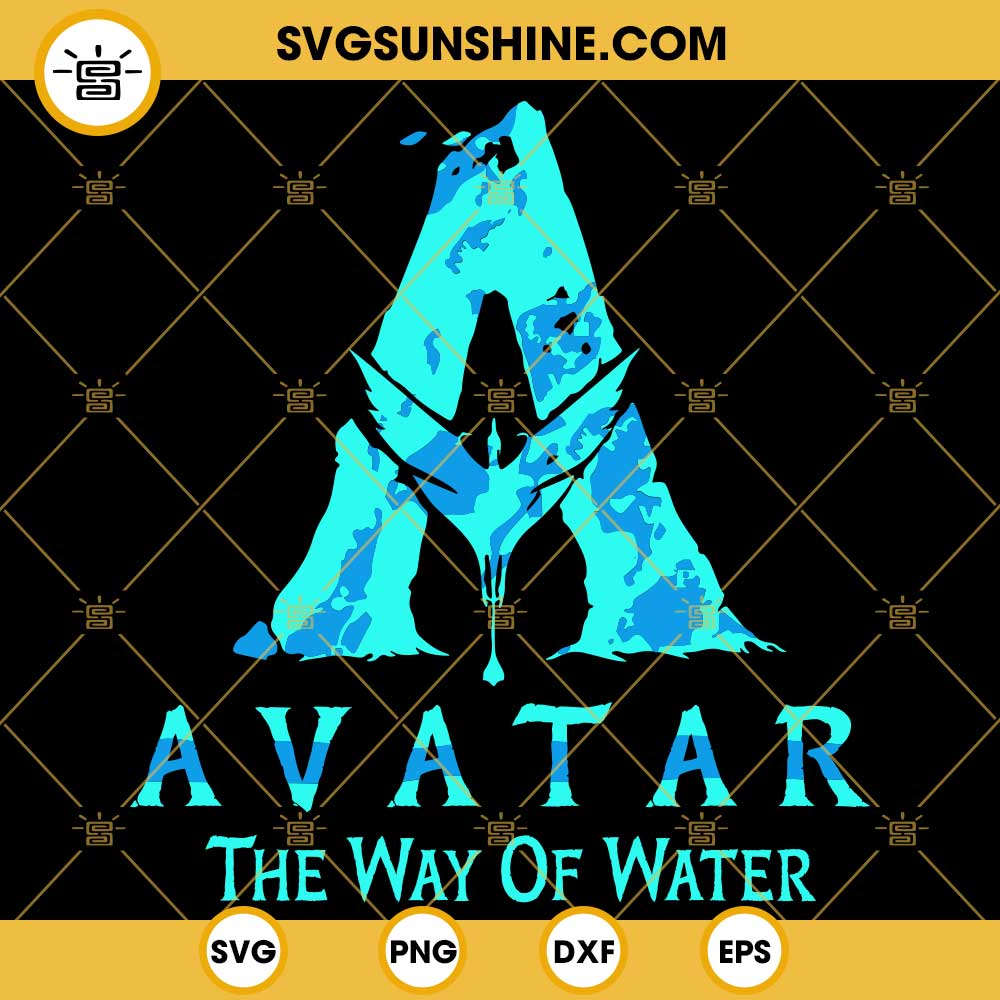 Avatar The Way Of Water SVG, Avatar 2 SVG, Avatar Logo SVG PNG DXF EPS Cricut Silhouette Vector Clipart