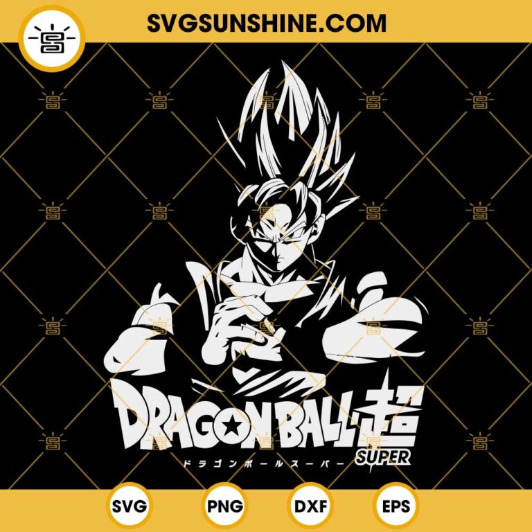 Dragon Ball Super Son Goku SVG, Goku SVG PNG DXF EPS For Cricut ...