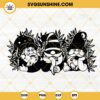 3 Gnomes Smoking Weed SVG, High Marijuana Stencil SVG, 420 SVG, Cannabis SVG PNG DXF EPS Cut Files