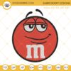M And M Red Candy Machine Embroidery Design File