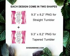 Always Remember You Are Braver 20oz Skinny Tumbler Wrap Designs, Motivational Quote Tumbler PNG Download