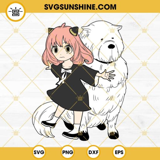 Spy x Family SVG, Spy x Family Anime Vector SVG PNG DXF EPS