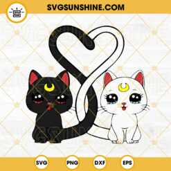 Artemis And Luna SVG, Sailor Moon SVG, Anime SVG PNG DXF EPS Cricut