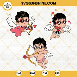 Baby Benito Cupid SVG Bundle, Bad Bunny Cupid SVG, Bad Bunny Valentines SVG Digital Download
