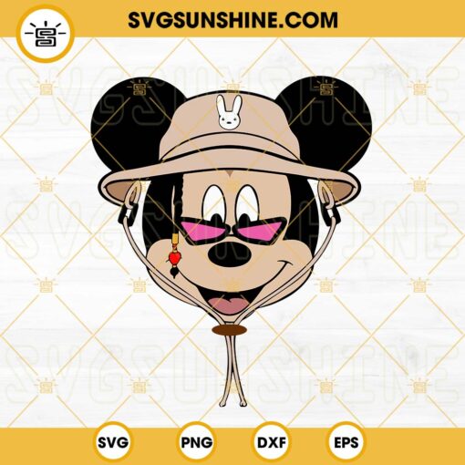 Bad Bunny Mickey Mouse SVG, Verano Sin Ti SVG, Baby Benito Mickey Mouse SVG PNG DXF EPS Cricut