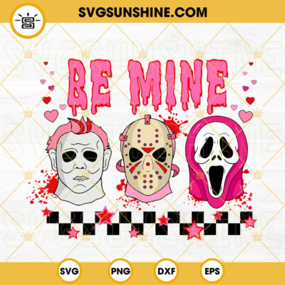 Chucky Tiffany Be Mine Valentine SVG Bundle, Be Mine SVG, Chucky ...