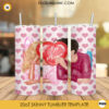 Be Mine Valentine Tumbler Wrap PNG, Cute Valentine Sublimation Design
