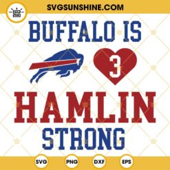 Buffalo Is Hamlin Strong SVG, Damar Hamlin SVG, Pray For Hamlin SVG