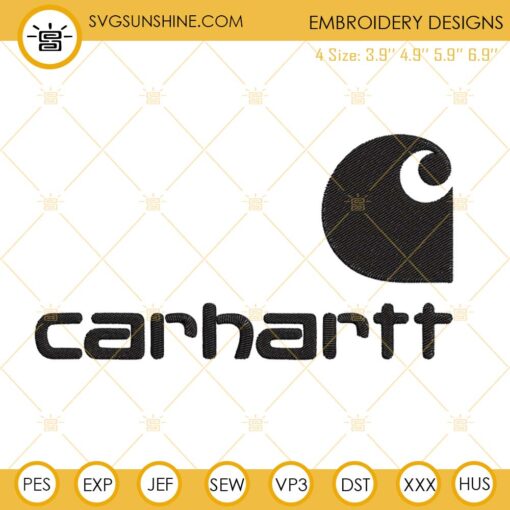 Carhartt Machine Embroidery Design Files