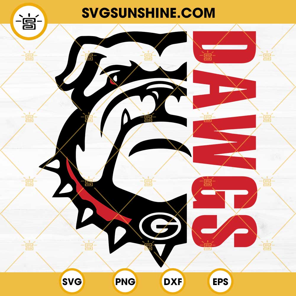 DAWGS Georgia Bulldogs SVG PNG DXF EPS Cut Files