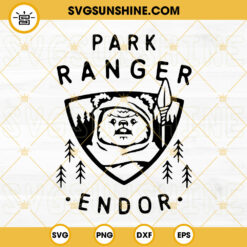 Endor Park Ranger SVG, Star Wars Ewok Park Ranger Endor SVG PNG DXF EPS