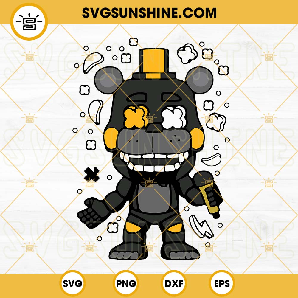 Fnaf Svg Five Nights Freddy Svg Freddy Svg Five (Instant Download) 