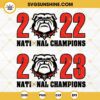 Georgia Bulldogs 2022 2023 National Champions SVG Bundle, Georgia Bulldogs SVG PNG DXF EPS For Cricut Cut Files