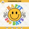 Happy 100 Days SVG, Smiley Face SVG, 100 Days Of School SVG PNG DXF EPS Files