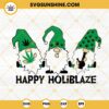 Happy Holiblaze SVG, Cannabis Gnomes SVG, Marijuana SVG Cricut Silhouette Cut Files