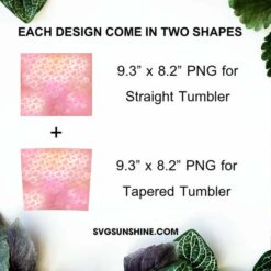 Heart Tumbler Wrap PNG, Valentine Tumbler Design Digital Downloads