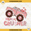 Heart Crusher PNG, Truck Valentines PNG, Valentines Day PNG Design File