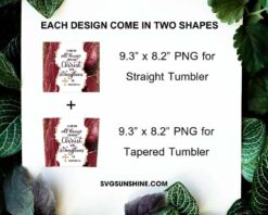 I Can Do All Things Through Christ 20oz Skinny Tumbler Wrap PNG, Christian Tumbler Design Digital Download