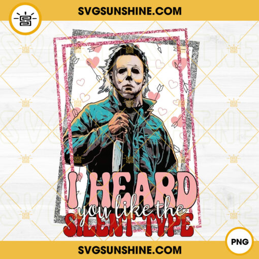 Michael Myers Valentines PNG, Valentine’s Day Horror PNG File