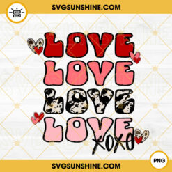 Love Xoxo PNG, Happy Valentines Day PNG Sublimation