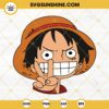 Luffy Chibi SVG, One Piece SVG PNG DXF EPS Cricut