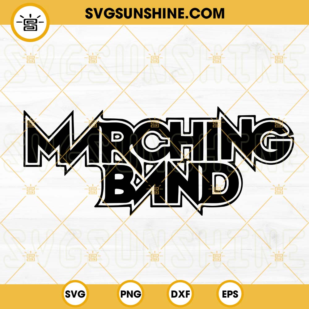 Marching Band SVG, Music SVG PNG DXF EPS Cricut Files