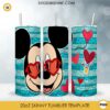 Mickey Heart Valentine 20oz Skinny Tumbler Template PNG File Digital Download
