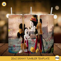 Mickey Minnie Love Forever 20oz Tumbler PNG, Disney Valentine Tumbler PNG File Digital Download