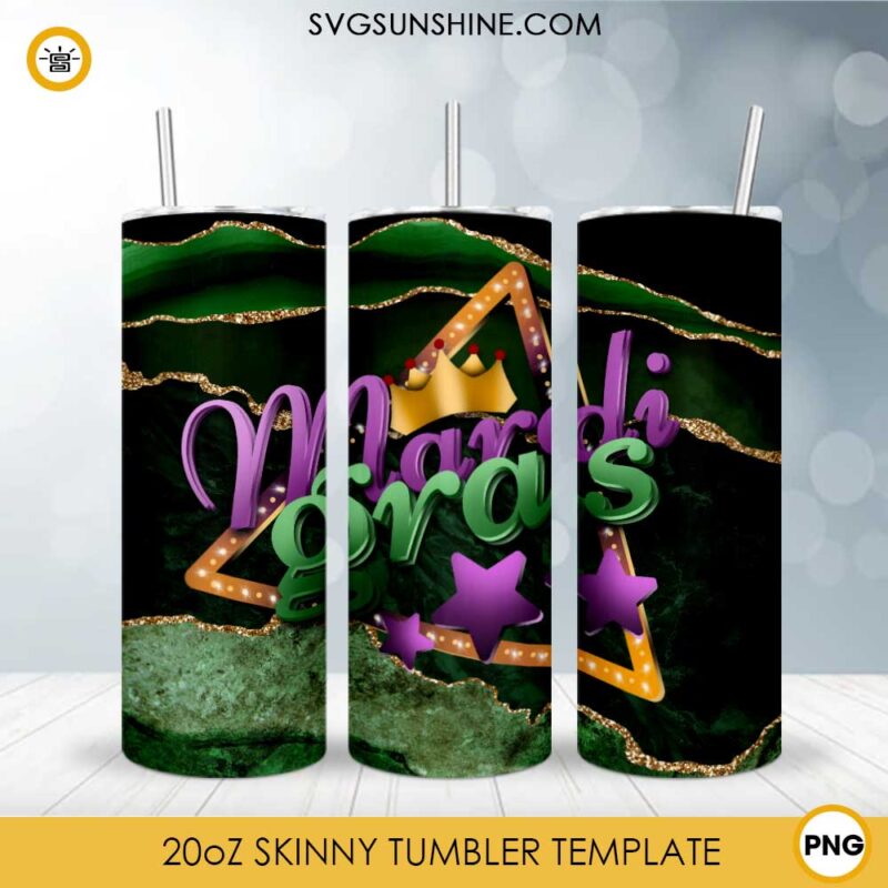 mardi gras tumbler designs