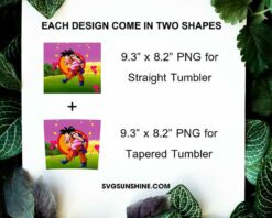 GOku And Chichi Love Valentine 20oz Tumbler PNG, Dragon Ball Tumbler Template PNG File Digital Download