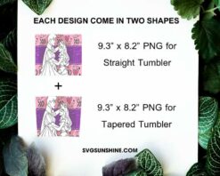 Aurora And Prince Valentine 20oz Skinny Tumbler Template PNG, Sleeping Beauty Tumbler Template PNG File Digital Download