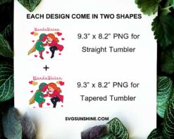 Wanda Vision Valentine 20oz Tumbler Template PNG, Marvel Valentine Tumbler PNG File Digital Download