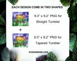 Mardi Gras 20oz Skinny Tumbler Template PNG File