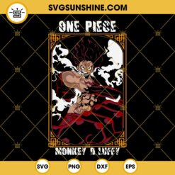 Monkey D Luffy Gear 5 SVG, One Piece SVG PNG DXF EPS Cricut