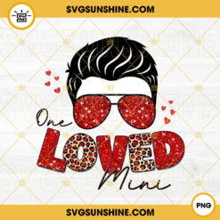 One Loved Mini Boy PNG, Mini Boy PNG, Valentine Boy PNG, Valentines Day PNG Digital Download