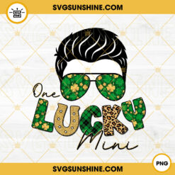 One Lucky Mini Boy PNG, Lucky Boy PNG, St Patrick Digital Download