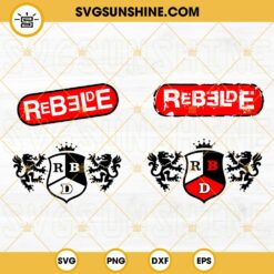 Rebelde Logo SVG Bundle, RBD SVG, Rebelde Tour 2023 SVG, RBD Concert 2023 SVG
