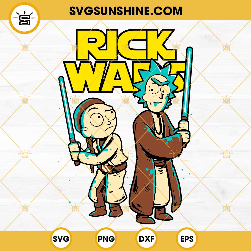 Rick And Morty Star Wars SVG, Rick And Morty SVG PNG DXF EPS Cricut