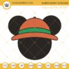 Mickey Safari Ears Embroidery Designs, Disney Adventure Embroidery Files