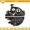 Death Star Embroidery Designs, Star Wars Embroidery Files