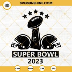 Super Bowl 2023 SVG , Vince Lombardi Trophy SVG, NFL SVG, Football SVG PNG DXF EPS
