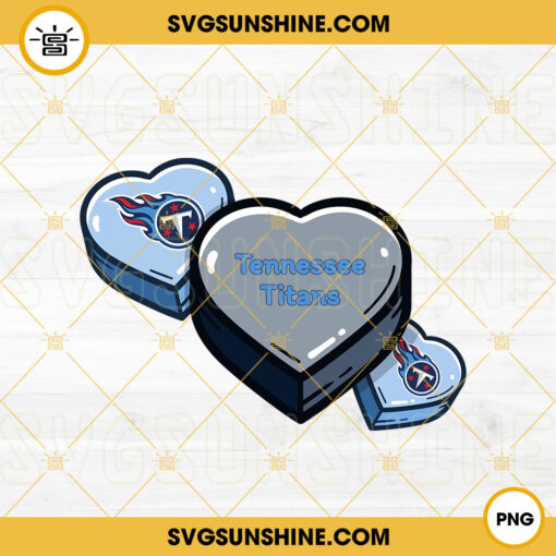 Tennessee Titans Candy Hearts PNG, Conversation Hearts PNG, Football Valentine’s Day PNG
